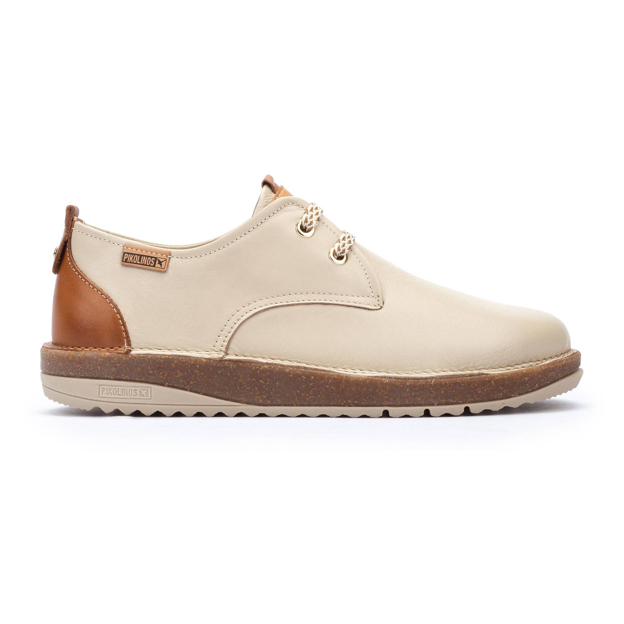 Image of Baza - Leder Schnürschuh Unisex Offwhite 42