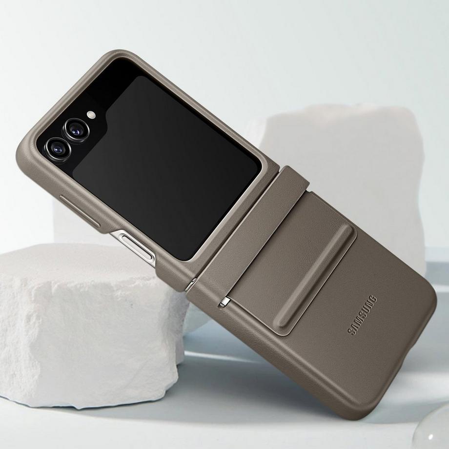 SAMSUNG  Cover originale Samsung Z Flip5 etoupe 