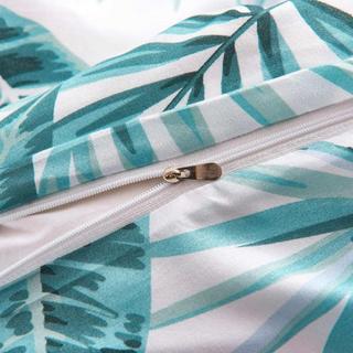 VidaXL Jeu de housse de couette Triangles 200x200/80x80 cm  