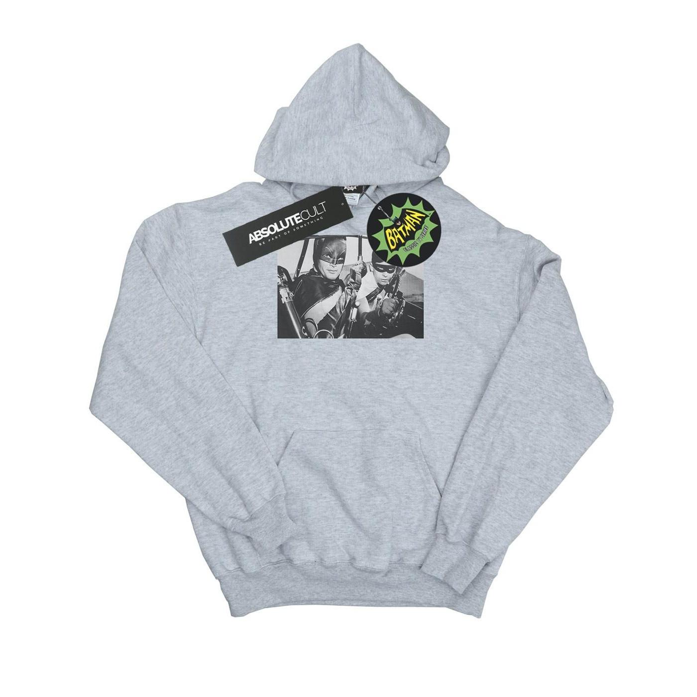 Image of Batman Tv Series Ready For Action Kapuzenpullover Damen Grau XXL