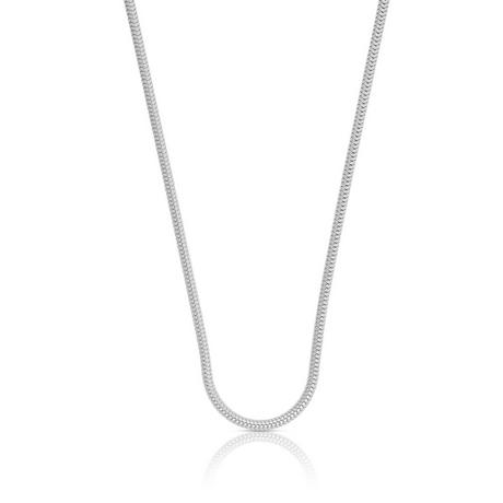 MUAU Schmuck  Collier Schlange Weissgold 750, 1.9mm, 50cm 