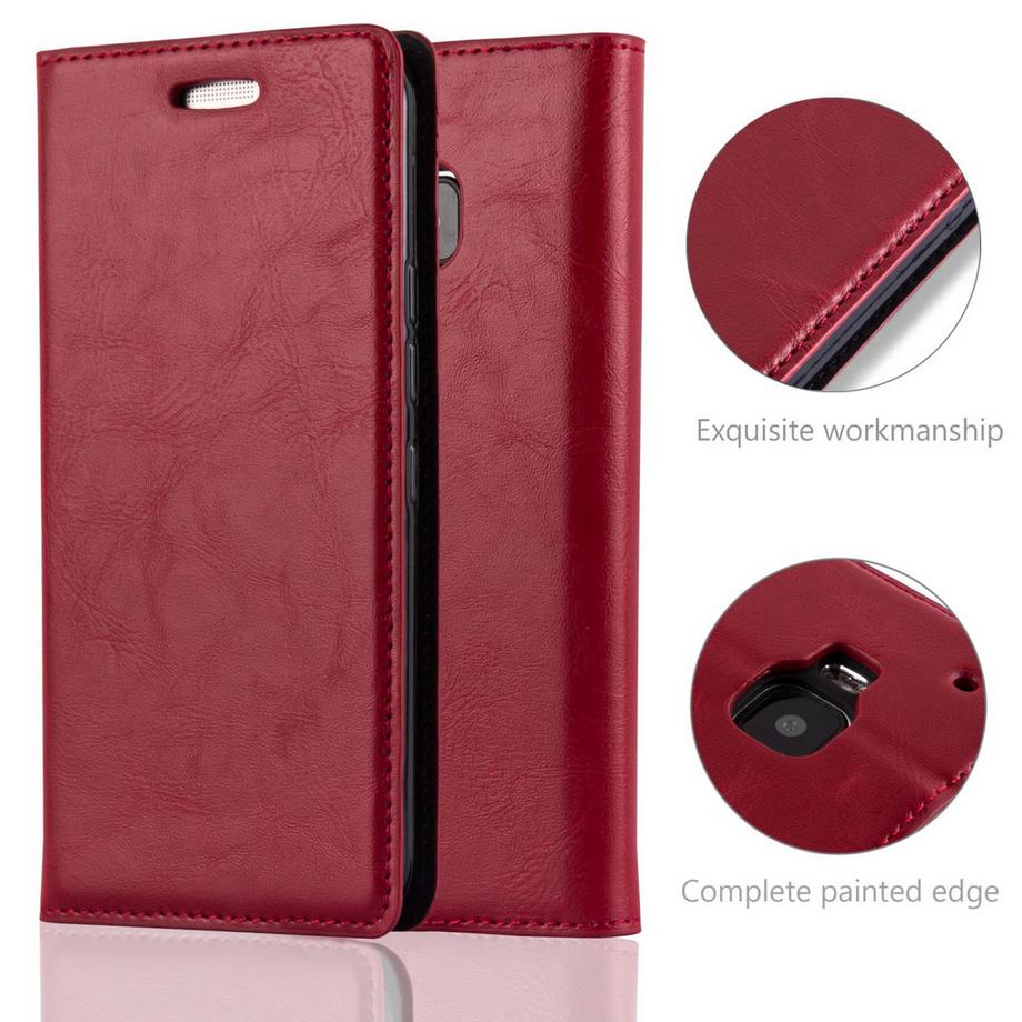 Cadorabo  Hülle für HTC ONE M9 Magnetverschluss, Kartenfach 