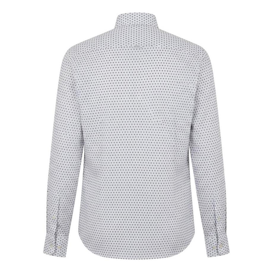 BOSS  Camicia Regolare A Pois Manica Lunga 