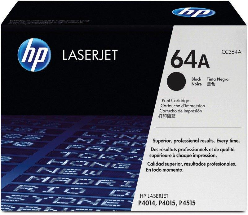 Image of Hewlett-Packard HP Toner-Modul 64A schwarz CC364A LaserJet P4014 10'000 Seiten - ONE SIZE