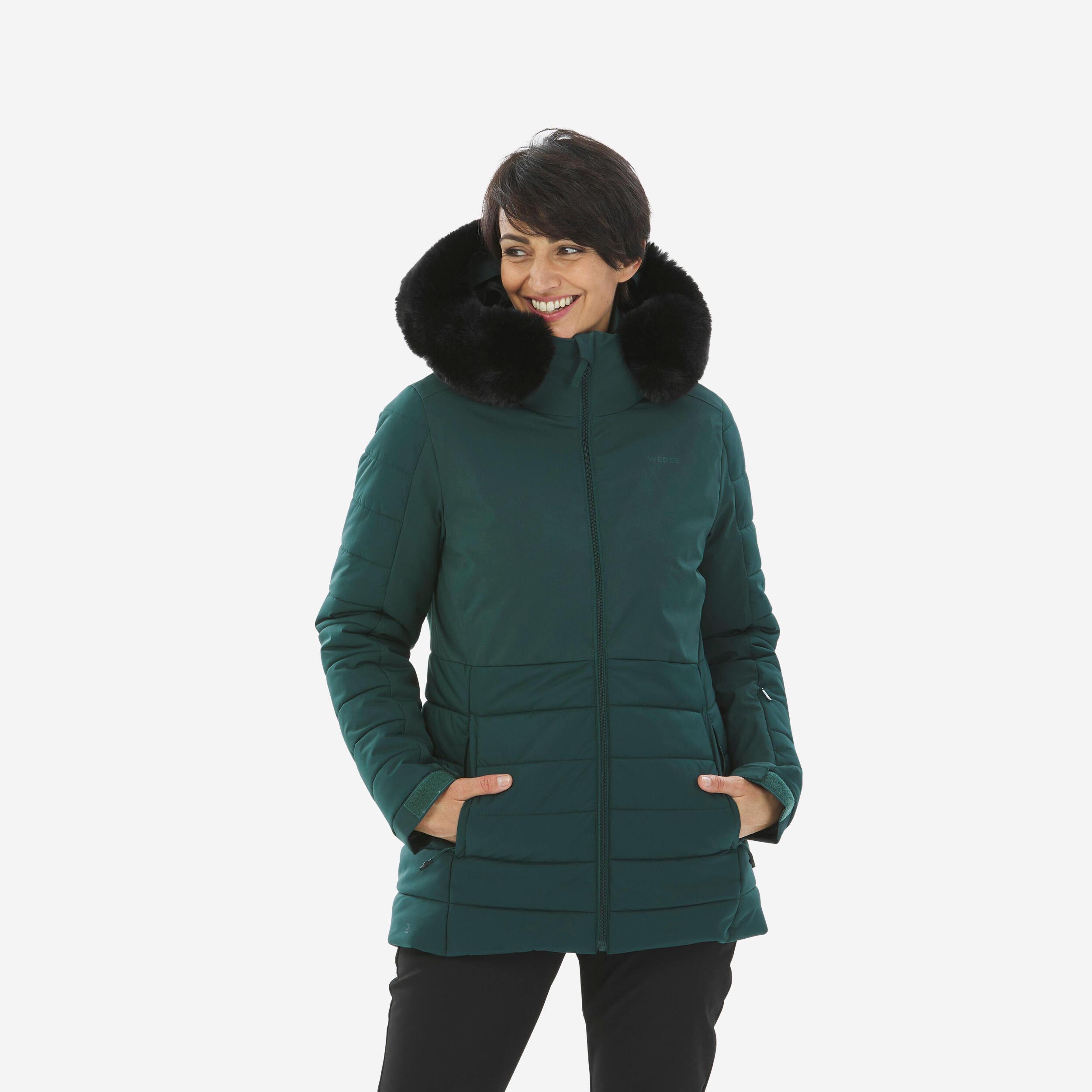 Image of Skijacke Warm Mittlere Länge - 100 Damen Ocker S
