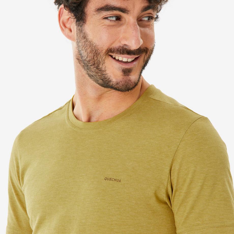 QUECHUA  Kurzarmshirt  Regular Fit Baumwolle 