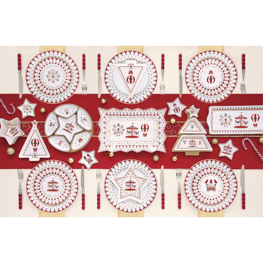 Easy Life  Servierplatte Star Weihnachtswunderland 