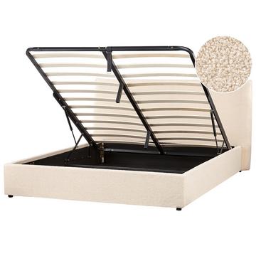 Lit ottoman en Bouclé Traditionnel LAVAUR