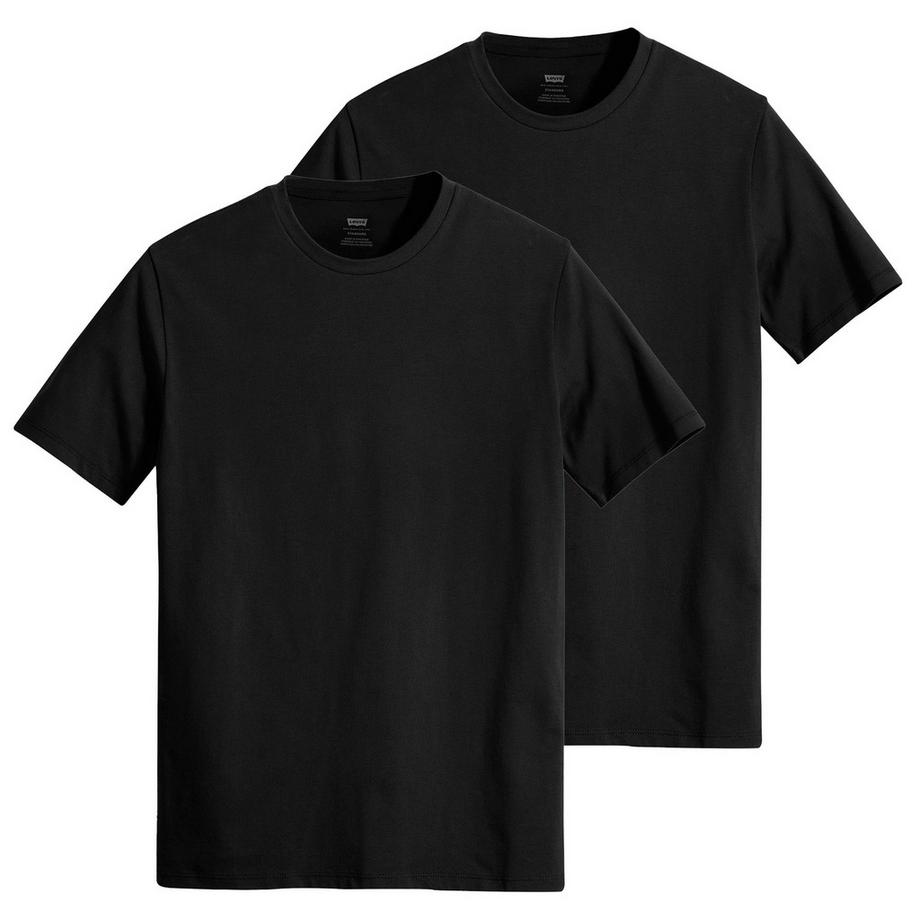 T-Shirt  2er Pack Bequem sitzend-Slim Crewneck Tee - 2 Pack