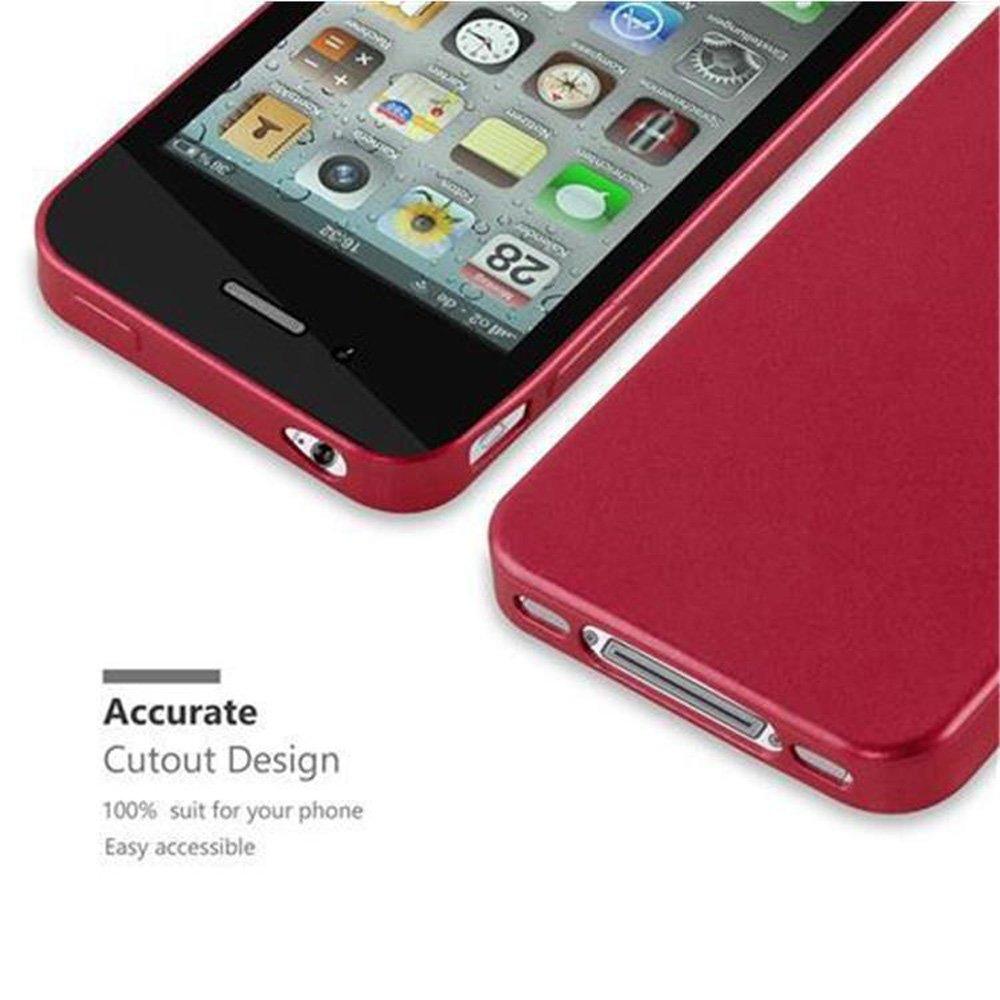 Cadorabo  Hülle für Apple iPhone 4  4S TPU Silikon Matt 