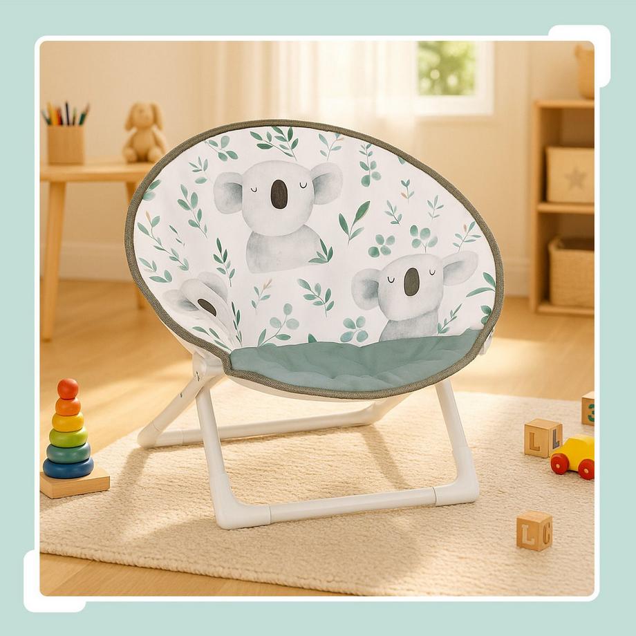 Northix  Chaise pliante pour enfants, siège rembourré 