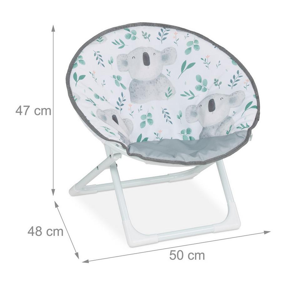 Northix  Chaise pliante pour enfants, siège rembourré 