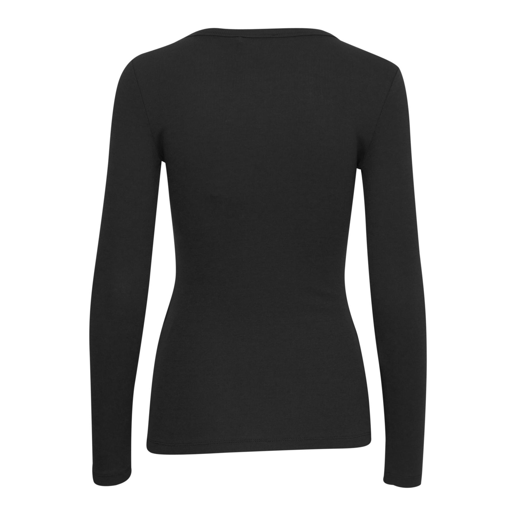 fransa Hizamond Langarm T-Shirt  