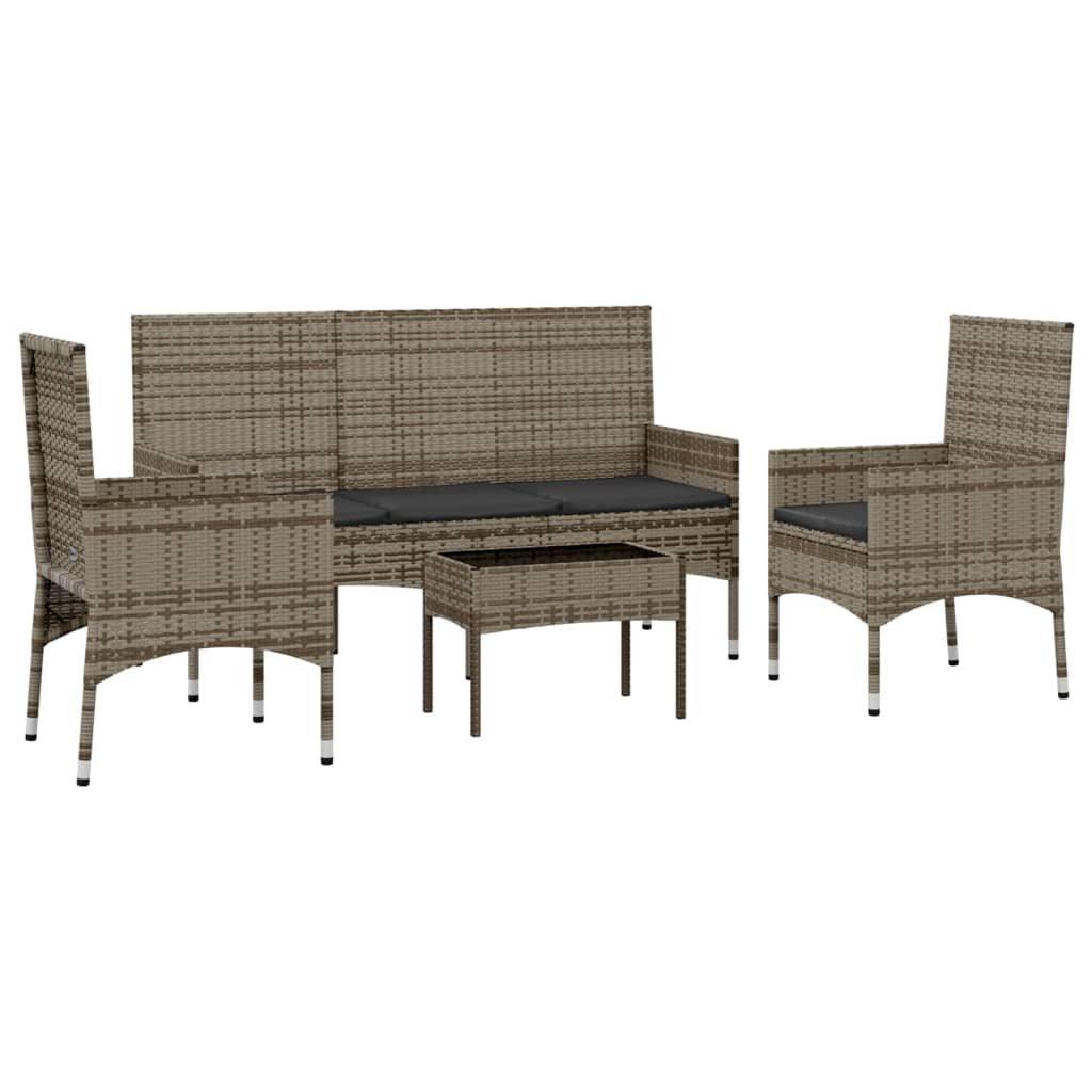 VidaXL Garten lounge set poly-rattan  