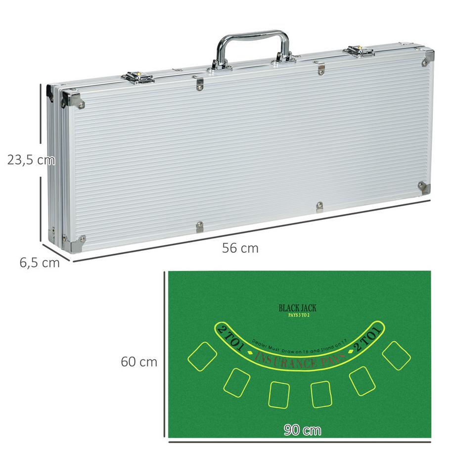 Sportnow  Pokerkoffer Set 