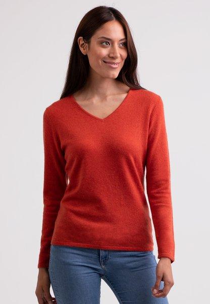 CASH-MERE.CH  Kaschmir V-Ausschnitt Pullover 