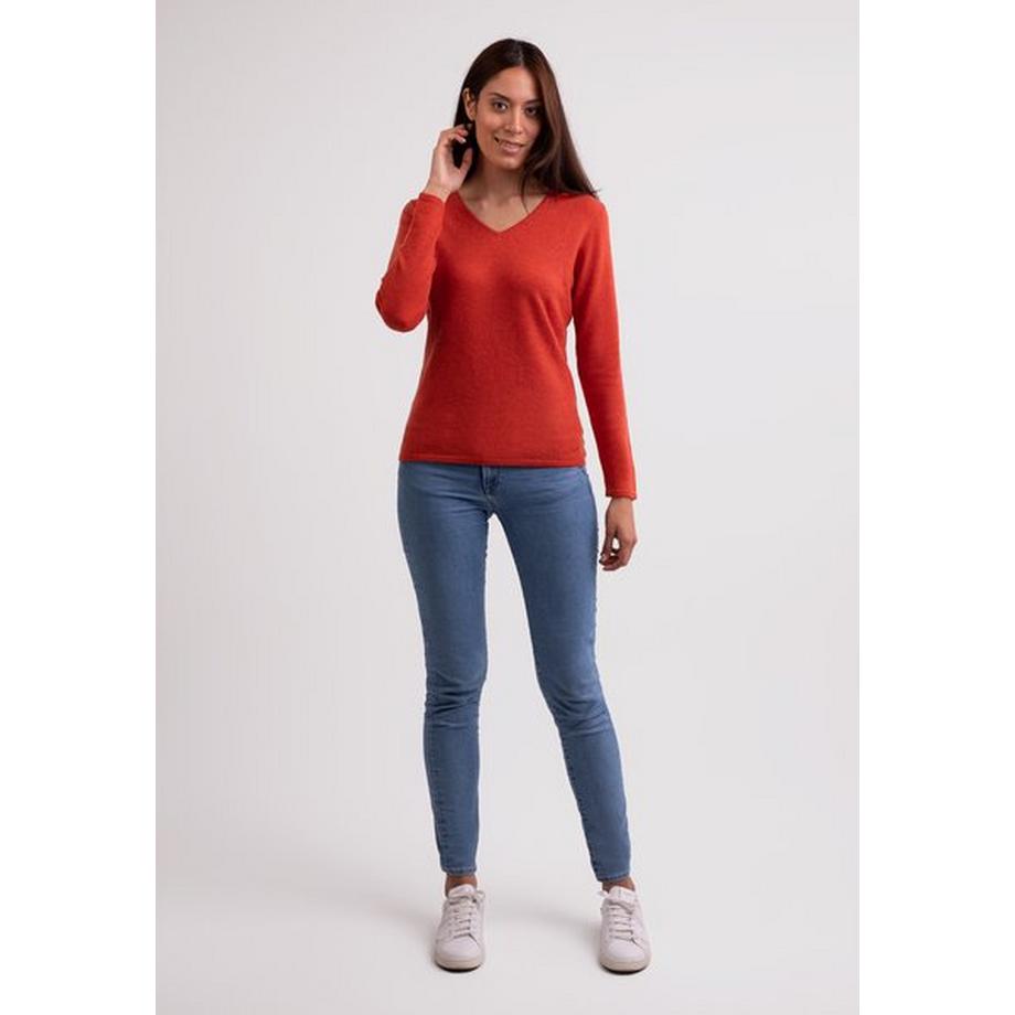 CASH-MERE.CH Kaschmir V-Ausschnitt Pullover  