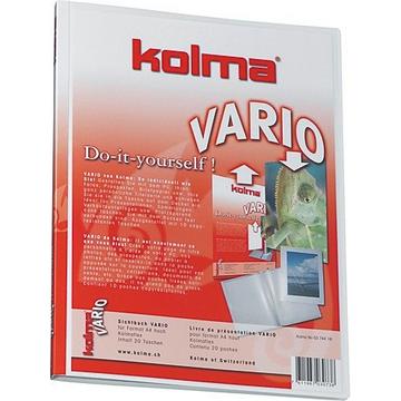 KOLMA Sichtbuch Vario A4 03.744.16 weiss, 20 Taschen