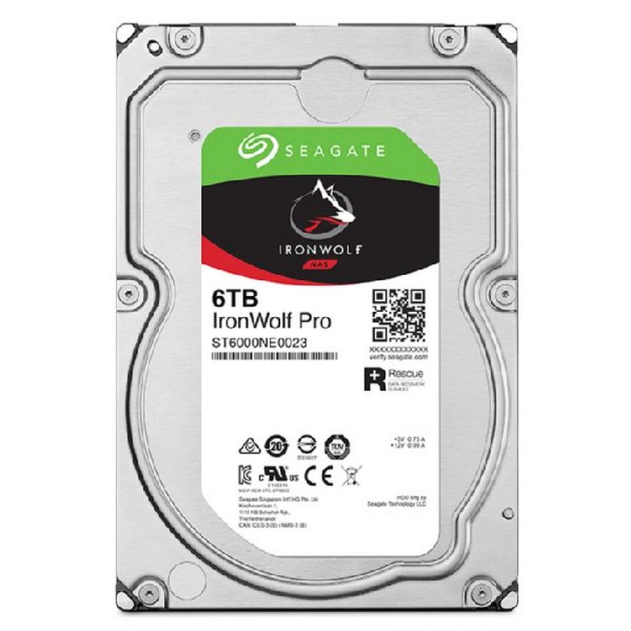 Seagate  IronWolf Pro ST6000NT001 disco rigido interno 6 TB 7200 Giri/min 256 MB 3.5" 