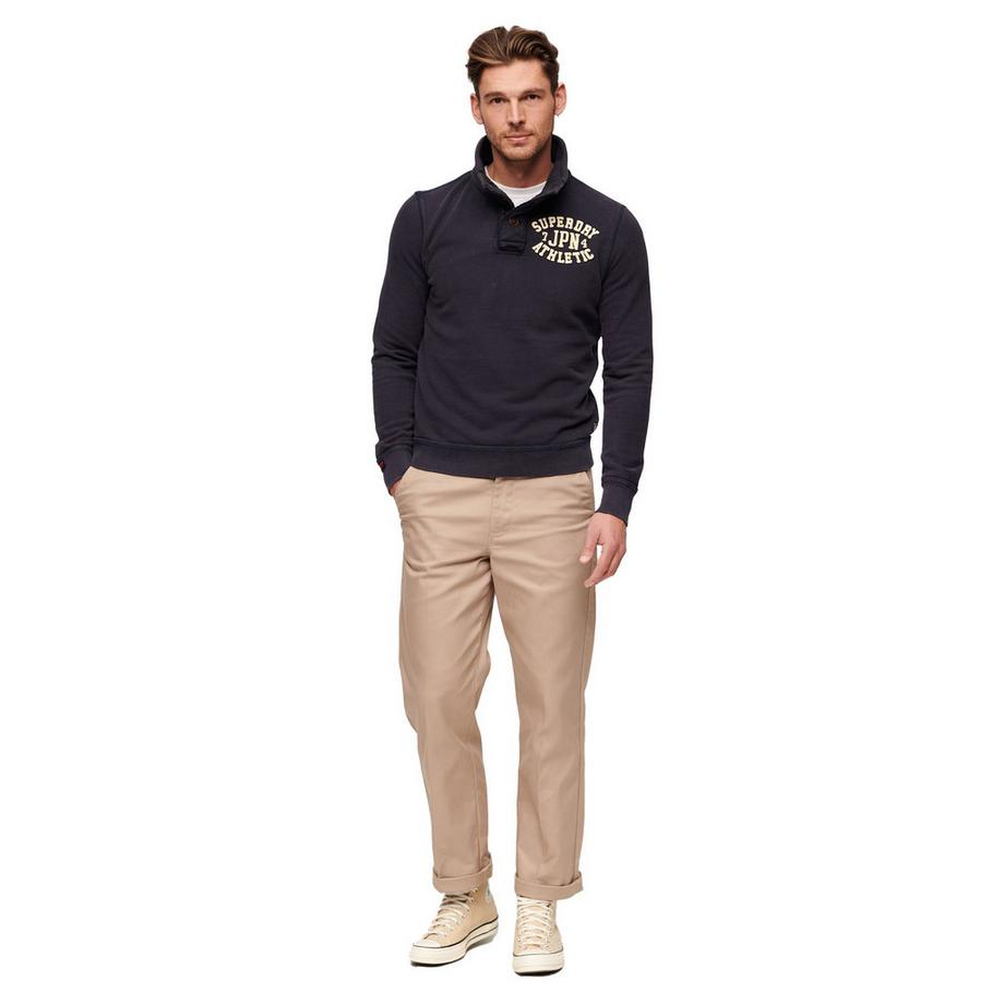 Superdry Vintage Athletic Henley Jumper  