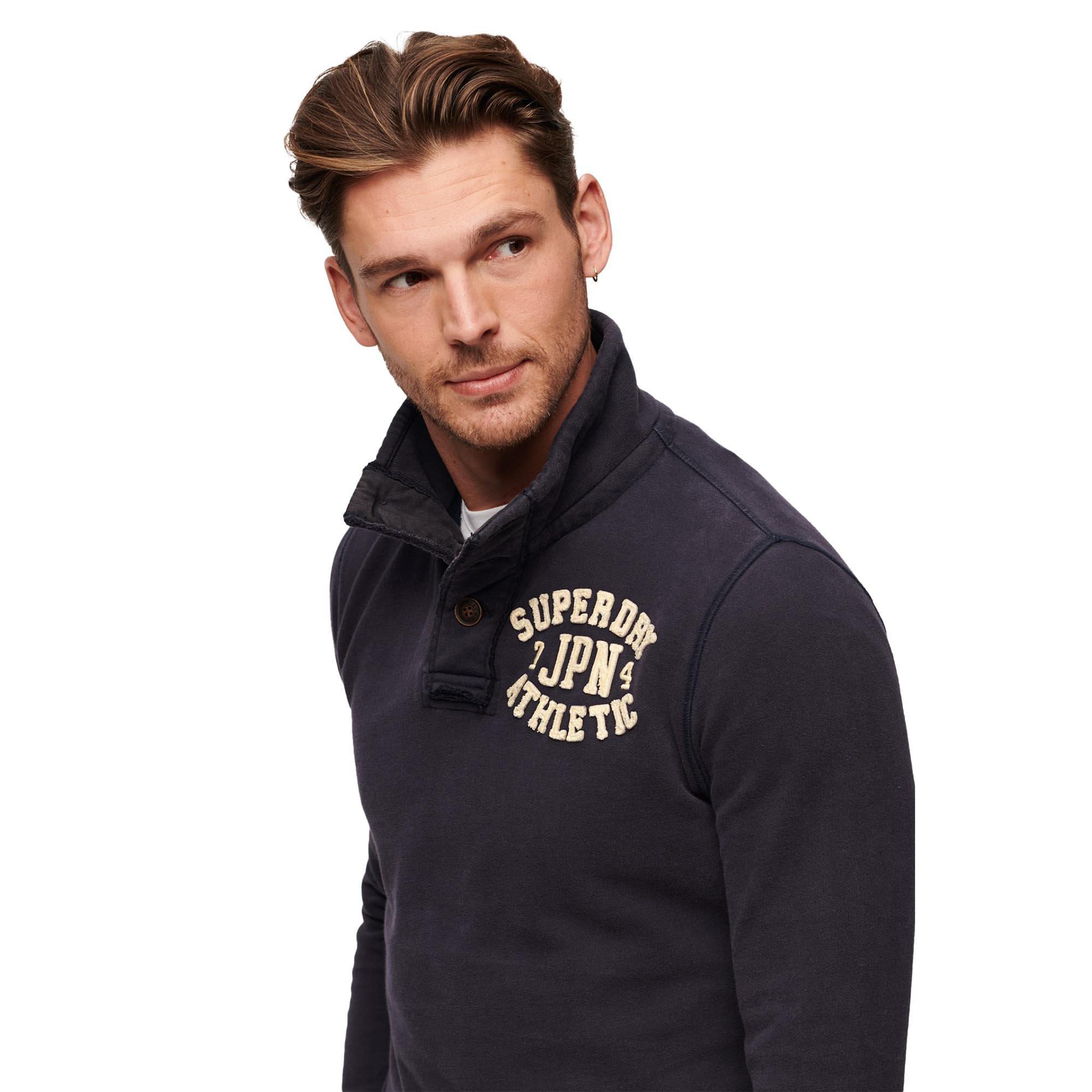 Superdry Vintage Athletic Henley Jumper  