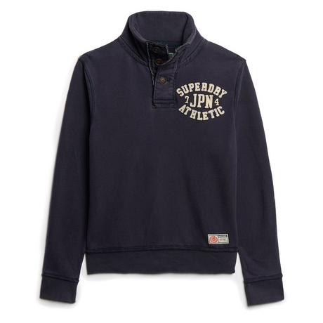 Superdry Vintage Athletic Henley Jumper  