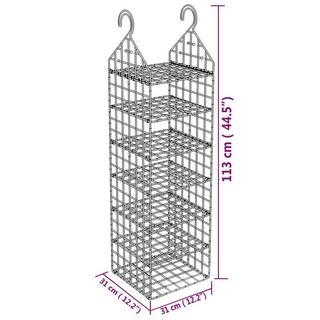 VidaXL Hängeschrank-organizer polypropylen  