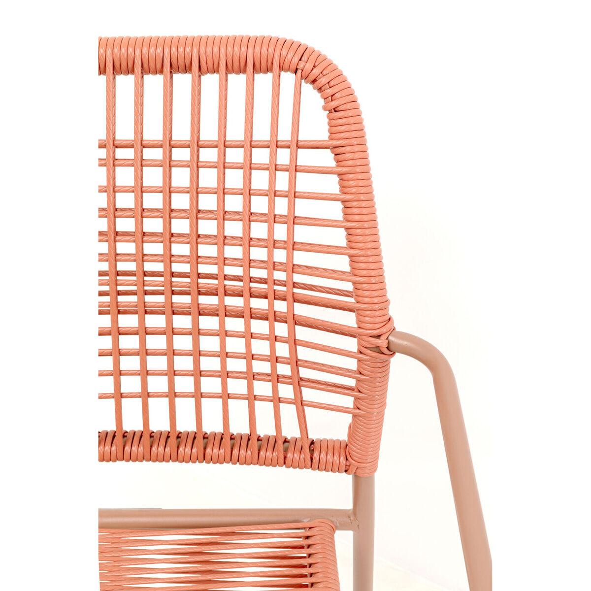 KARE Design Chaise de jardin Madagascar rouge  