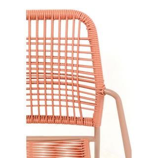 KARE Design Chaise de jardin Madagascar rouge  