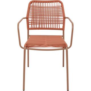 KARE Design Chaise de jardin Madagascar rouge  