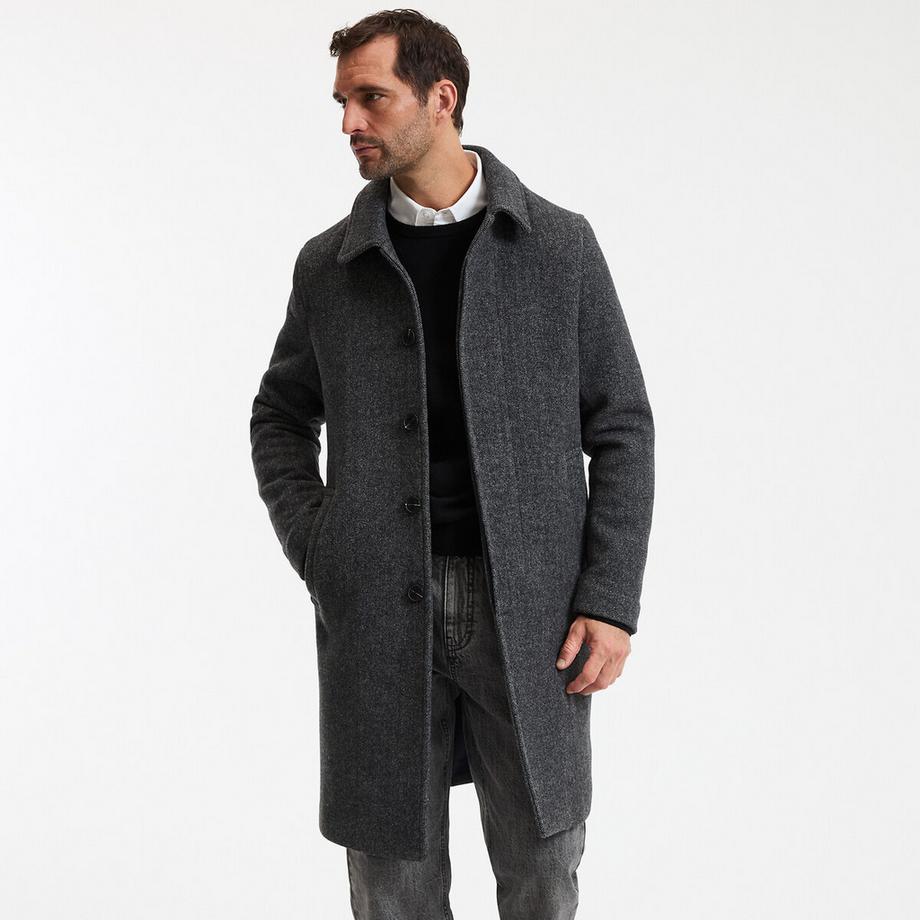 La Redoute Collections Signature VIRGIL Manteau Laine Mélangée  