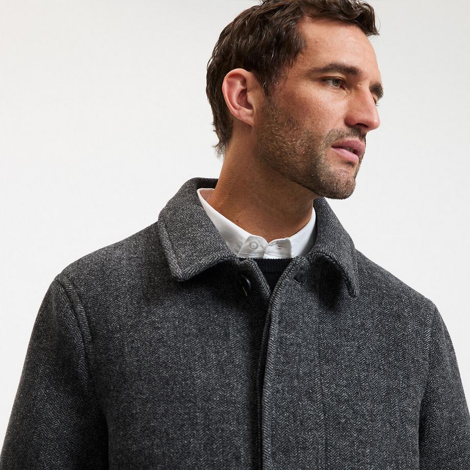 La Redoute Collections Signature VIRGIL Manteau Laine Mélangée  