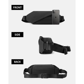 Only-bags.store Große wasserdichte PU Leder Gürteltasche  