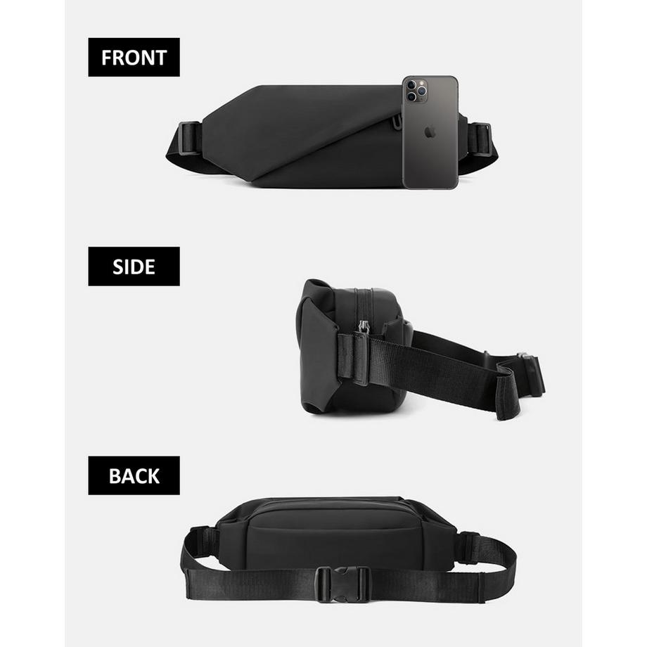 Only-bags.store Grand Sac Banane en Cuir PU Imperméable  