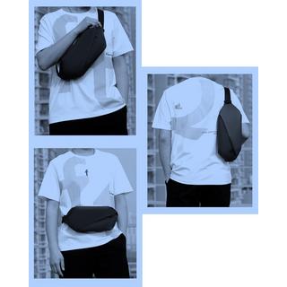 Only-bags.store Große wasserdichte PU Leder Gürteltasche  