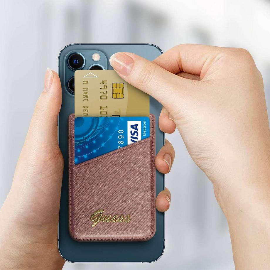 GUESS  Guess Saffiano Magsafe Kartenhalter 