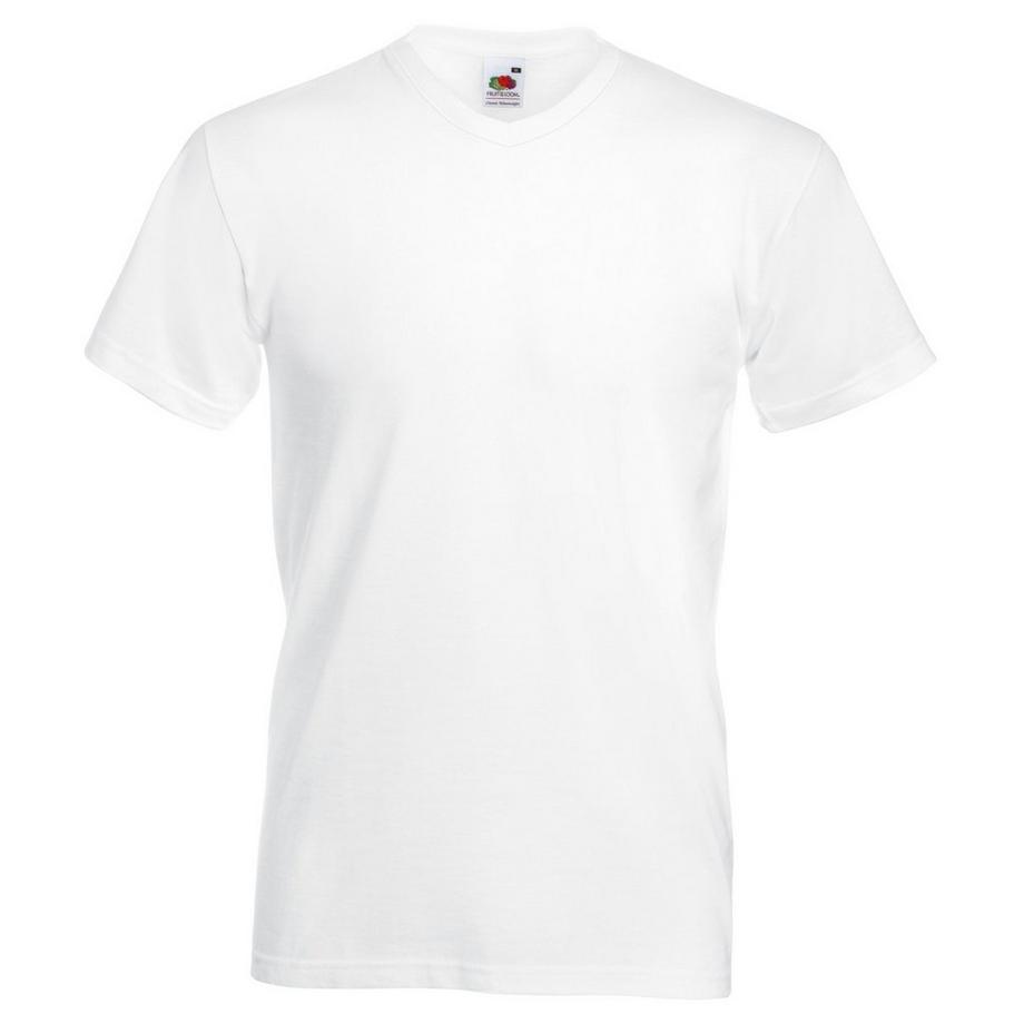 Valueweight Tshirt Männer mit VAusschnitt, kurzärmlig