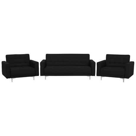 Beliani Wohnzimmer Set aus Polyester Modern ABERDEEN  