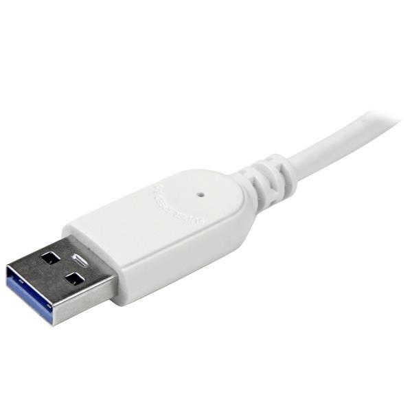 STARTECH  3PT PORTABLE USB 3.0 HUB + GBE 