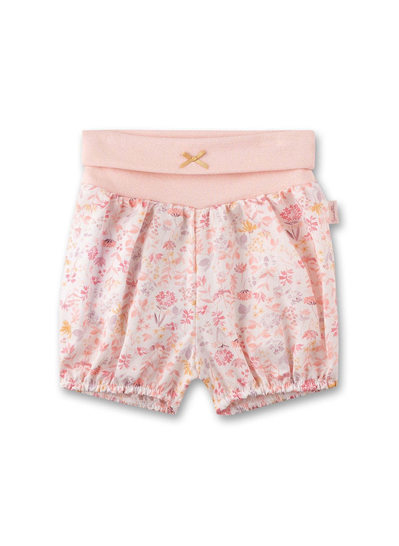 Image of Baby Mädchen Shorts Blumen Allover Unisex Rosa 74