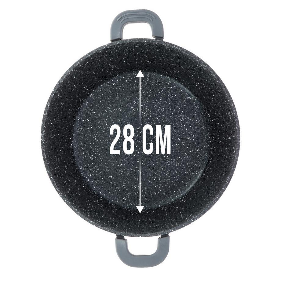 Cheffinger Induktionstopf 28cm mit Deckel  