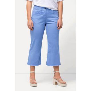 Ulla Popken  Jean Mary à base effilochée, jambe large, stretch 