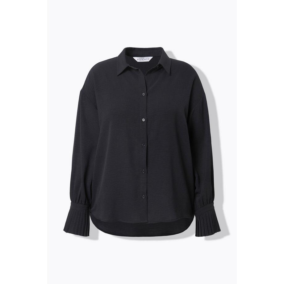 Studio Untold Camicia Oversize Crêpe Polsini Plissé  