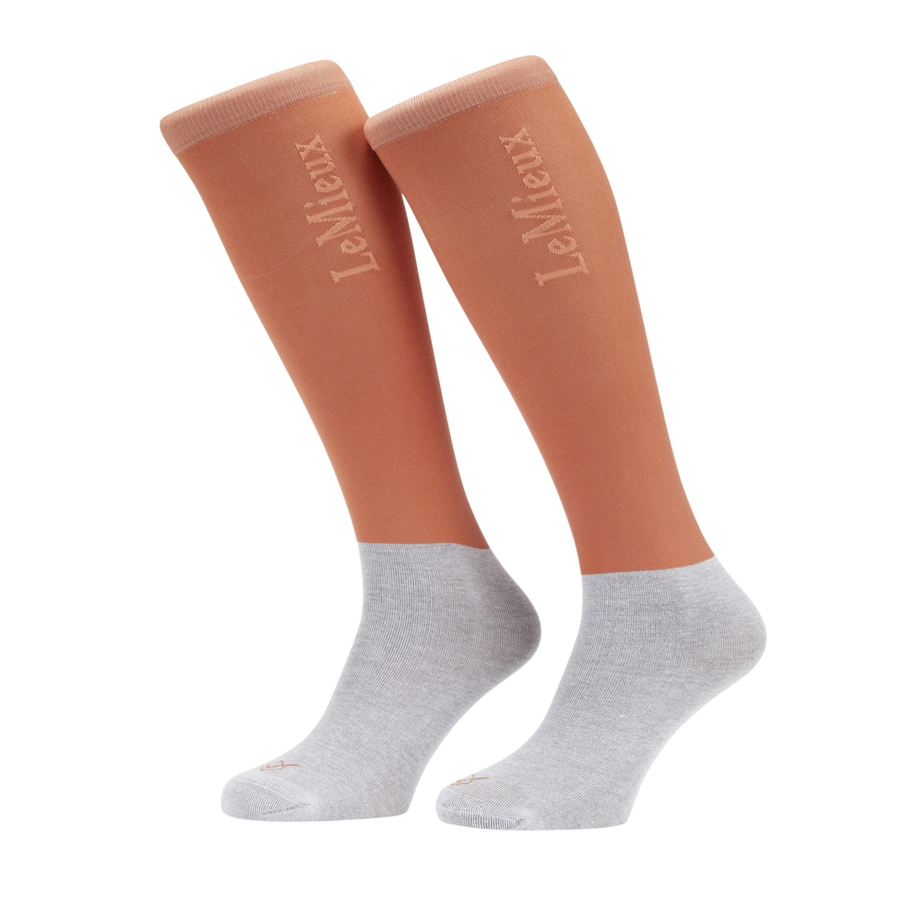 Image of Reitsocken Leieux (x2) Unisex Hellorange M