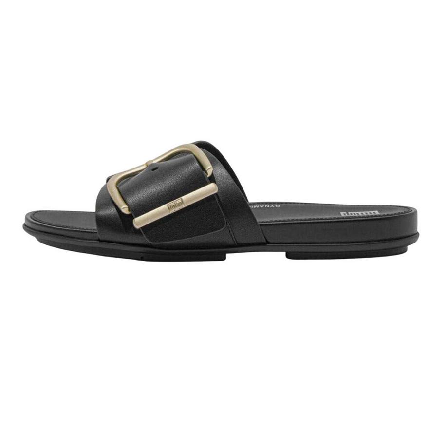 Fitflop Claquettes en Cuir avec Boucle  