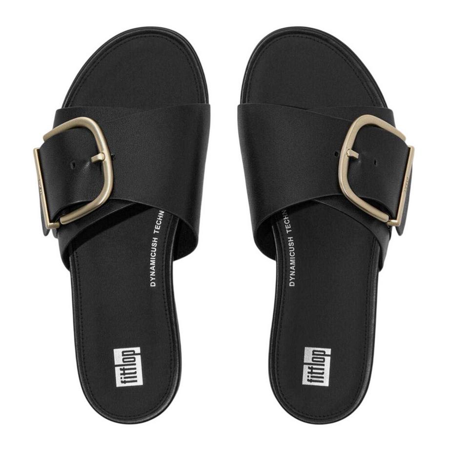 Fitflop Claquettes en Cuir avec Boucle  