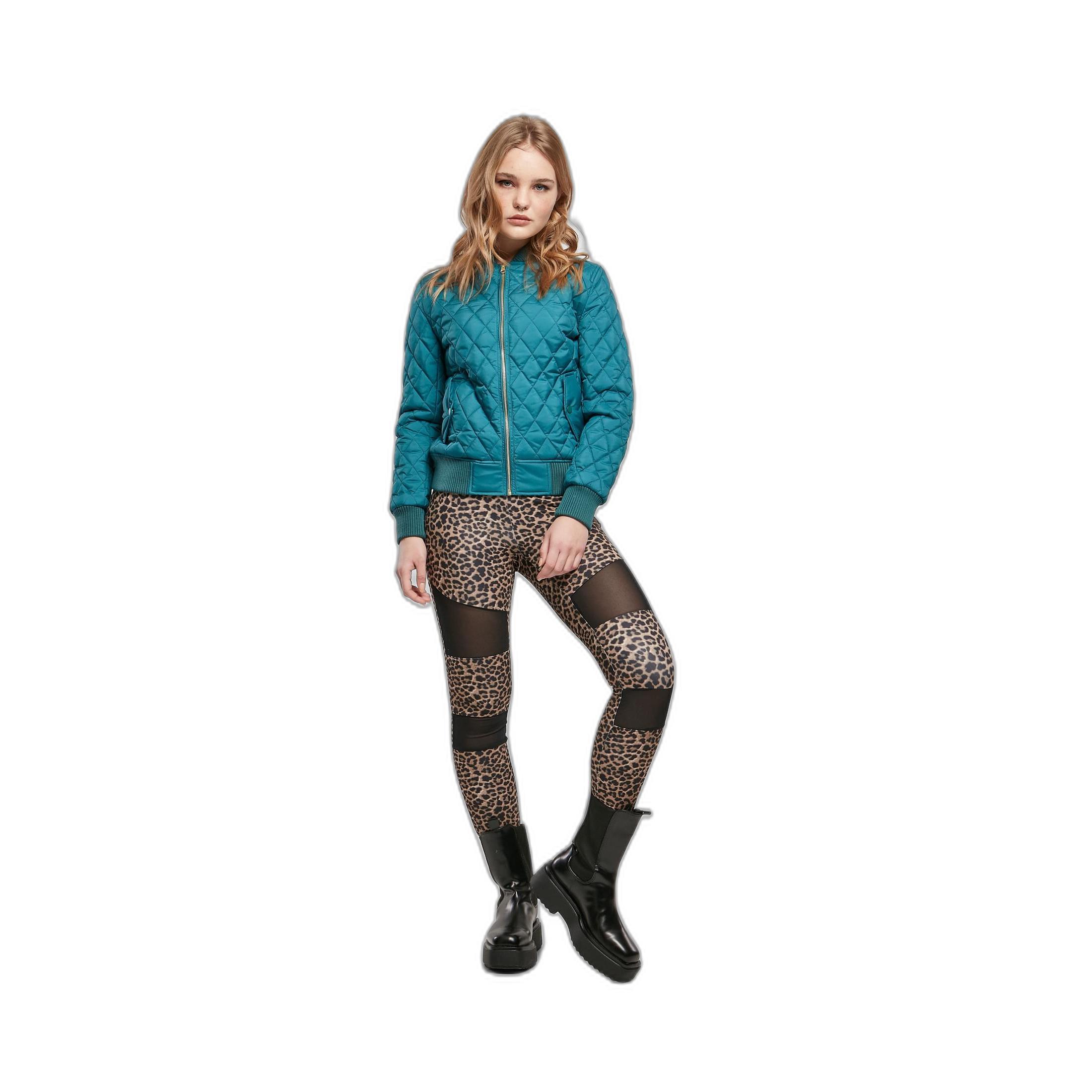 URBAN CLASSICS  nylon-daunenjacke mit rautenmuster damen gt 