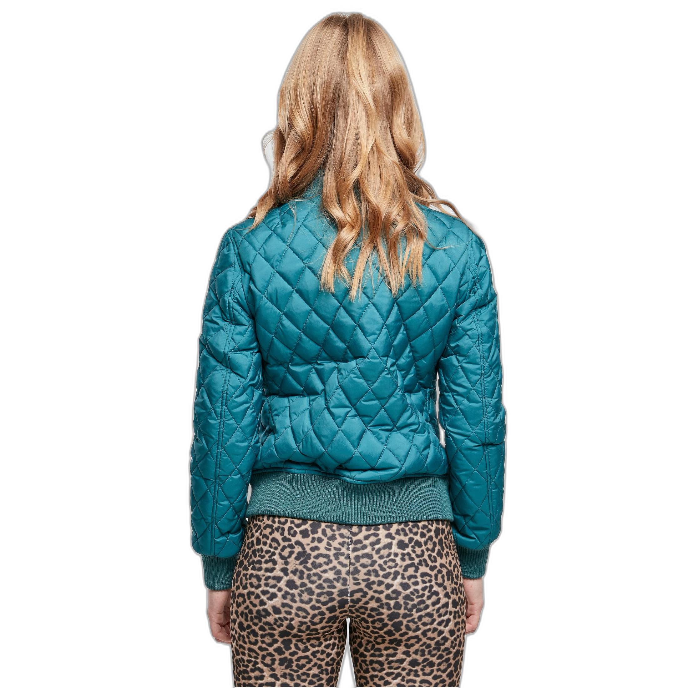 URBAN CLASSICS  nylon-daunenjacke mit rautenmuster damen gt 