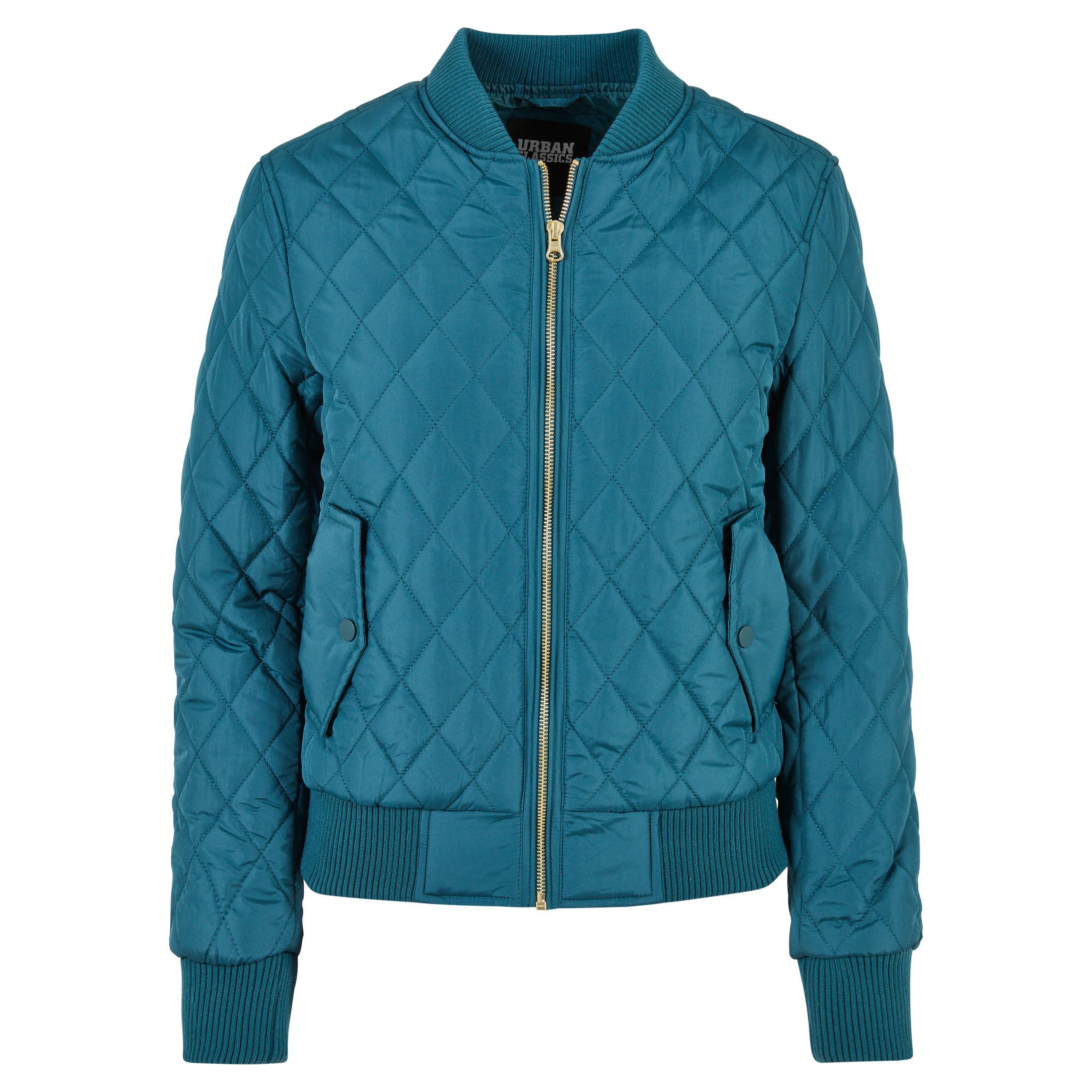 URBAN CLASSICS  nylon-daunenjacke mit rautenmuster damen gt 