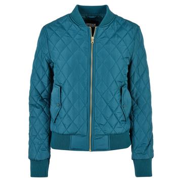 nylon-daunenjacke mit rautenmuster damen gt